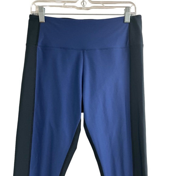 Summersalt blue and black color block yoga pants leggings 12 - Picture 3 of 10